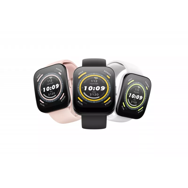 Amazfit Bip 5 4,85 cm (1,91 cala) TFT 45,9 mm Cyfrowy 320 x 380 pikseli Dotykowy Biały GPS (satelitarny)