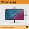 Monitor HP E24 G5 FHD PVC Free, 60,5 cm (23,8 cala), 1920 x 1080 pikseli, Full HD, LCD, 5 ms, Czarny, Srebrny