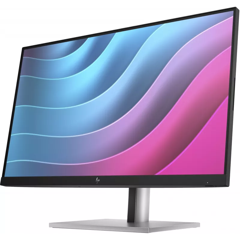 Monitor HP E24 G5 FHD PVC Free, 60,5 cm (23,8 cala), 1920 x 1080 pikseli, Full HD, LCD, 5 ms, Czarny, Srebrny