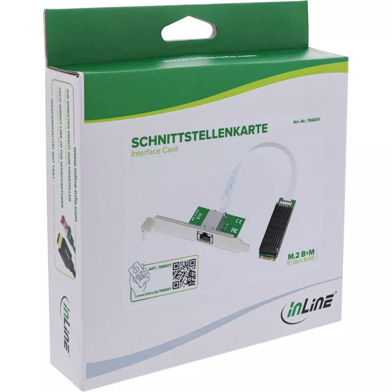 InLine 76660Y karta sieciowa Wewnętrzna Ethernet 10000 Mbit/s