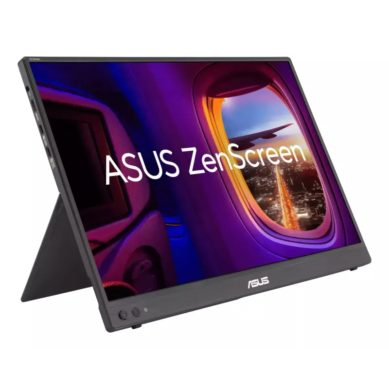 Monitor przenośny ASUS ZenScreen MB16FC 16 cali (40,6 cm) WUXGA 1920×1200 IPS LCD, 5 ms, 300 cd/m², 1000:1, czarny