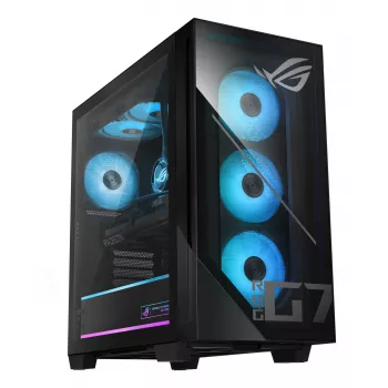 ASUS ROG G700 GM700TZ-R8700F092W AMD Ryzen™ 7 8700F 32 GB DDR5-SDRAM 2 TB SSD NVIDIA GeForce RTX 5070 Ti Windows 11 Home Tower PC Czarny