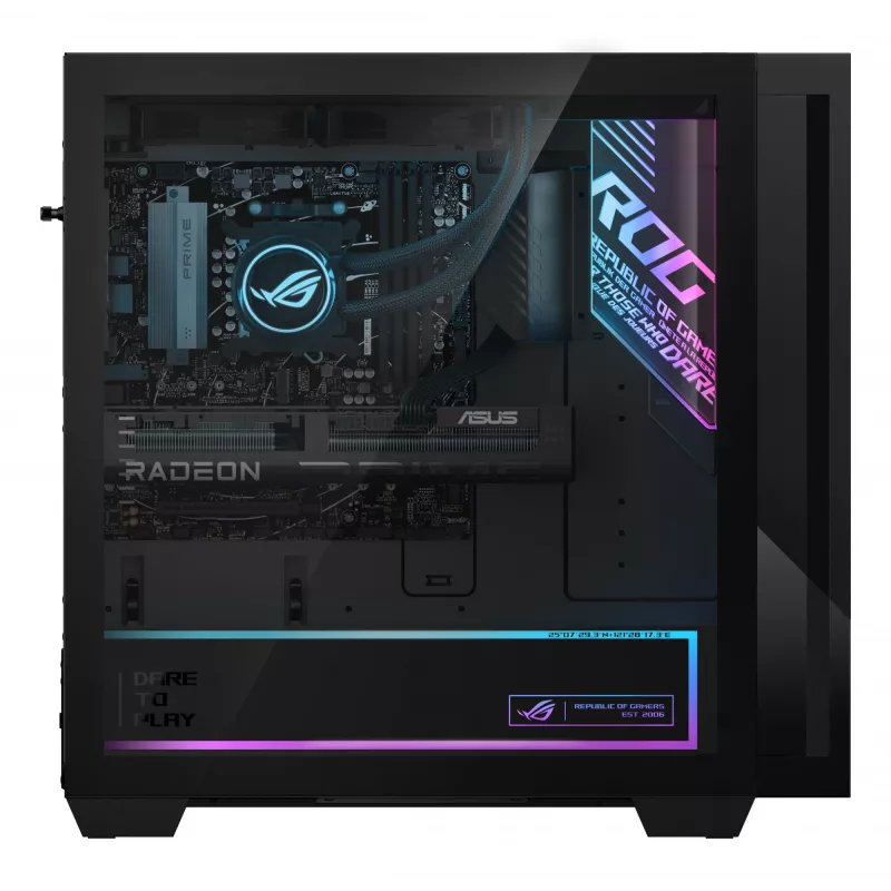 ASUS ROG G700 GM700TZ-R8700F092W AMD Ryzen™ 7 8700F 32 GB DDR5-SDRAM 2 TB SSD NVIDIA GeForce RTX 5070 Ti Windows 11 Home Tower PC Czarny