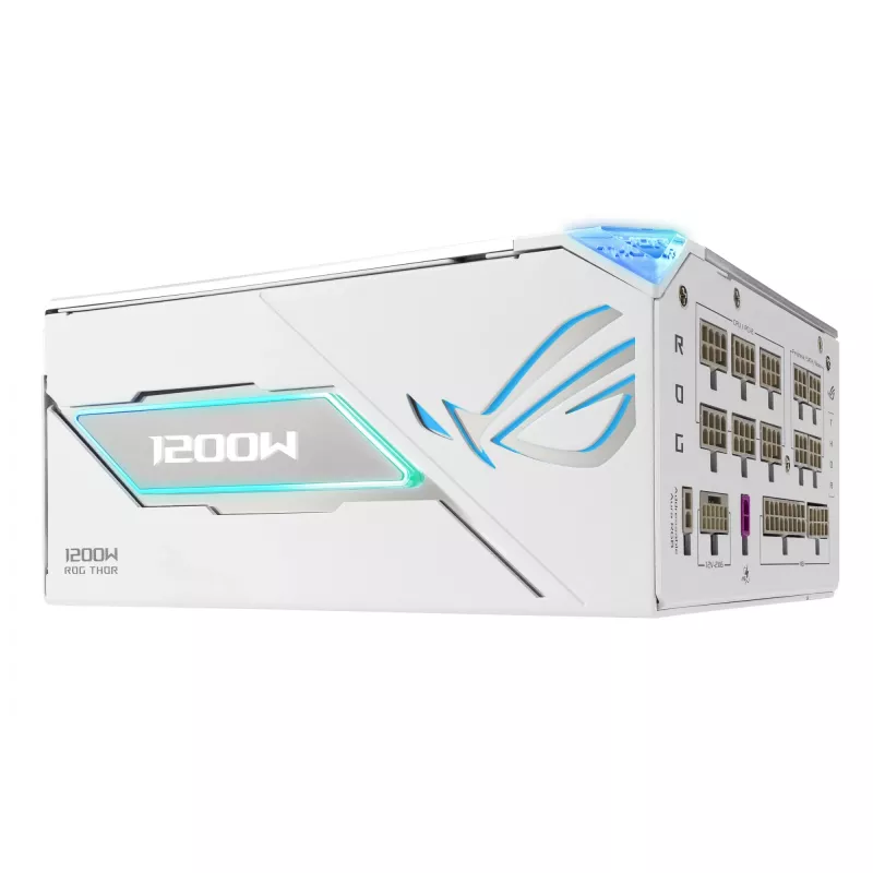 Zasilacz ASUS ROG THOR-1200P3-biały-GAMING 1200 W ATX 20+4 pin, 80 PLUS Platinum, biały