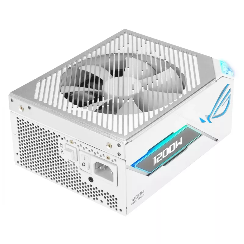 Zasilacz ASUS ROG THOR-1200P3-biały-GAMING 1200 W ATX 20+4 pin, 80 PLUS Platinum, biały
