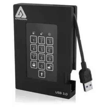 Dysk SSD Apricorn 256 GB USB 3.2 Gen 1 Czarny A25-3PL256-S256F