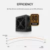 Zasilacz Cougar ATLAS 650W ATX3.1 80 PLUS Bronze, 24-pin ATX, wentylator 120 mm, czarny
