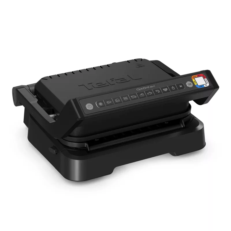 Grill kontaktowy Tefal OptiGrill 2in1 GC7728 2100W Czarny