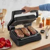 Grill kontaktowy Tefal OptiGrill 2in1 GC7728 2100W Czarny