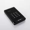 iStorage diskAshur³ 5 TB Czarny | Bezpieczny przenośny dysk twardy | Zgodność z FIPS 140-3 Poziom 3 | Common Criteria EAL 5+ | Ochrona PIN | Sprzętowe szyfrowanie AES-XTS 256-bit | Zgodność z RODO, TAA | Odporny na kurz/wodę |