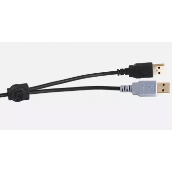 Klawiatura LogicKeyboard LKB-PSO3-A2PC-DE — pełnowymiarowa USB QWERTZ niemiecka, 108 klawiszy, podświetlenie LED, kabel 1,8 m