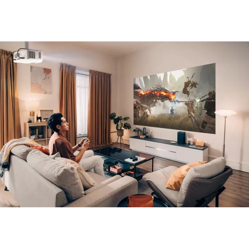 Viewsonic V554K projektor danych Projektor o bardzo krótkim rzucie 3500 ANSI lumenów 3LCD UHD 4K (3840x2160) 3D Biały