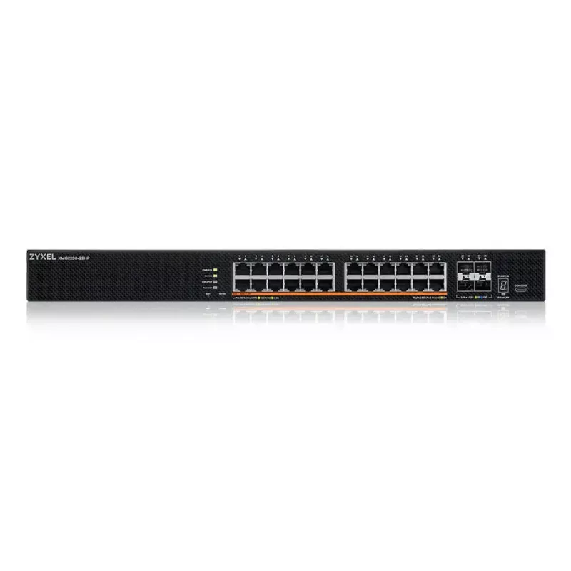Zyxel XMG2230-28HP Zarządzalny przełącznik L2/L3 2.5G Ethernet (100/1000/2500) Power over Ethernet (PoE) 1U Czarny