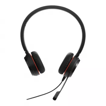 Jabra Evolve 20SE MS Stereo USB-C, przewodowy, biuro/centrum telefoniczne, 150 - 7000 Hz, 132 g, zestaw słuchawkowy, czarny
