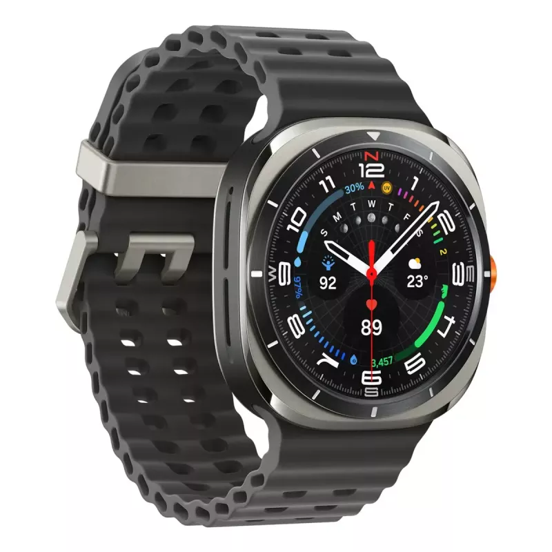 Samsung Galaxy Watch Ultra 3.81 cm (1.5 cala) AMOLED 47 mm cyfrowy 480 x 480 pikseli Dotykowy 4G Srebrny Wi-Fi GPS (satelitarny)