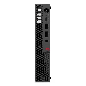 Lenovo ThinkStation P3 Tiny Intel® Core™ i5 i5-14600 32 GB DDR5-SDRAM 1 TB SSD NVIDIA RTX A400 Windows 11 Pro Mini PC Stacja robocza Czarny