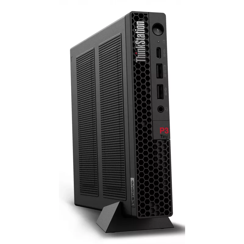 Lenovo ThinkStation P3 Tiny Intel® Core™ i5 i5-14600 32 GB DDR5-SDRAM 1 TB SSD NVIDIA RTX A400 Windows 11 Pro Mini PC Stacja robocza Czarny