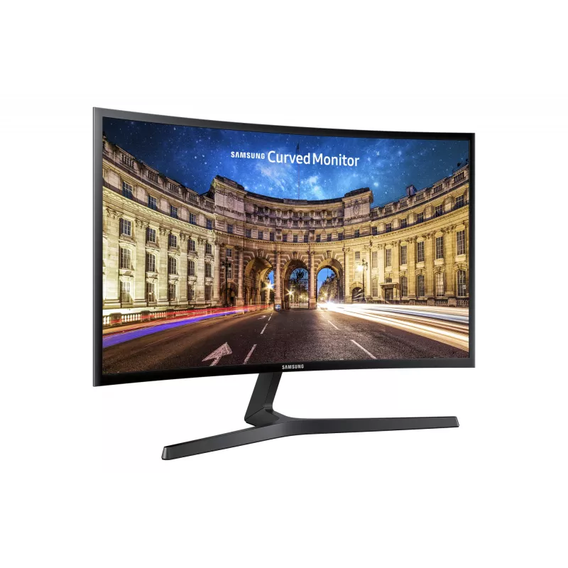 Samsung C24F396FHR komputer monitor 59,7 cm (23,5 cala) 1920 x 1080 pikseli Full HD LED Czarny