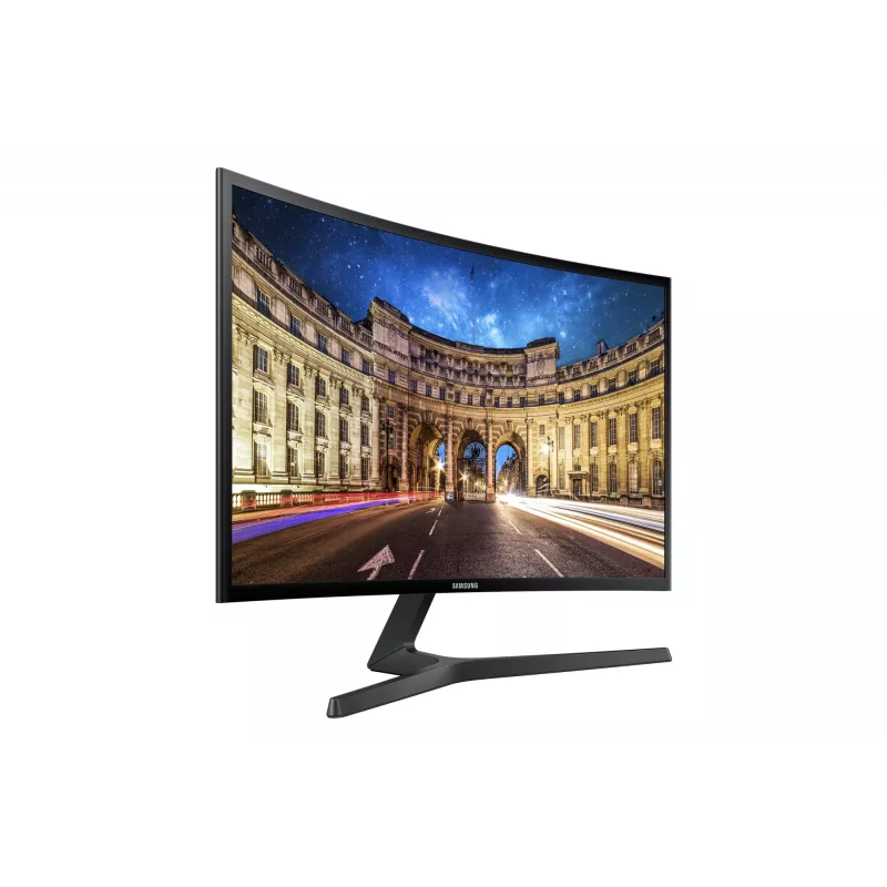 Samsung C24F396FHR komputer monitor 59,7 cm (23,5 cala) 1920 x 1080 pikseli Full HD LED Czarny