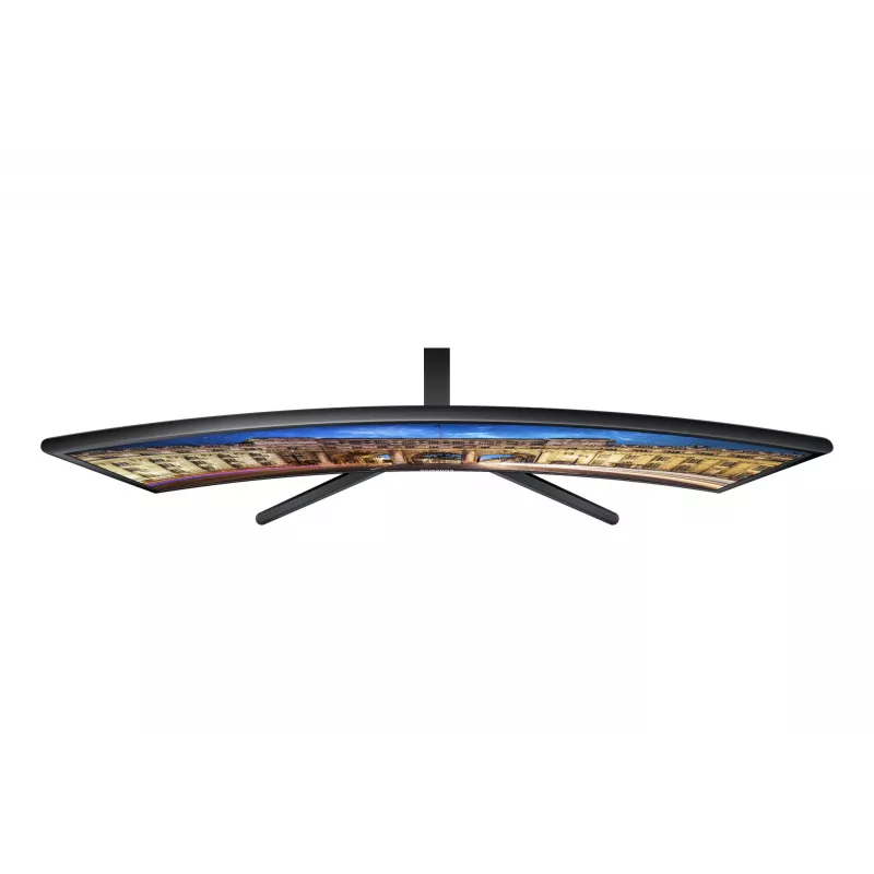 Samsung C24F396FHR komputer monitor 59,7 cm (23,5 cala) 1920 x 1080 pikseli Full HD LED Czarny