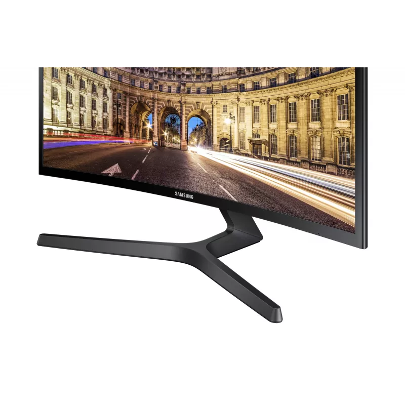 Samsung C24F396FHR komputer monitor 59,7 cm (23,5 cala) 1920 x 1080 pikseli Full HD LED Czarny