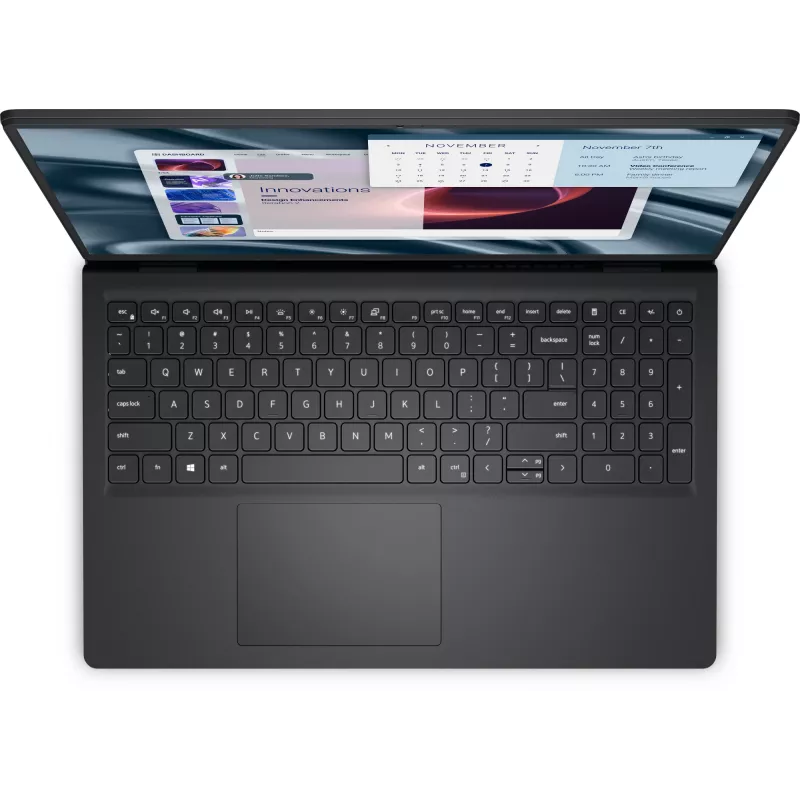 DELL Pro 15 Essential PV15255 Laptop AMD Ryzen™ 3 7320U 39,6 cm (15,6 cala) Full HD 8 GB LPDDR5-SDRAM 512 GB SSD Wi-Fi 5 (802.11ac) Windows 11 Pro Niemiecki Czarny