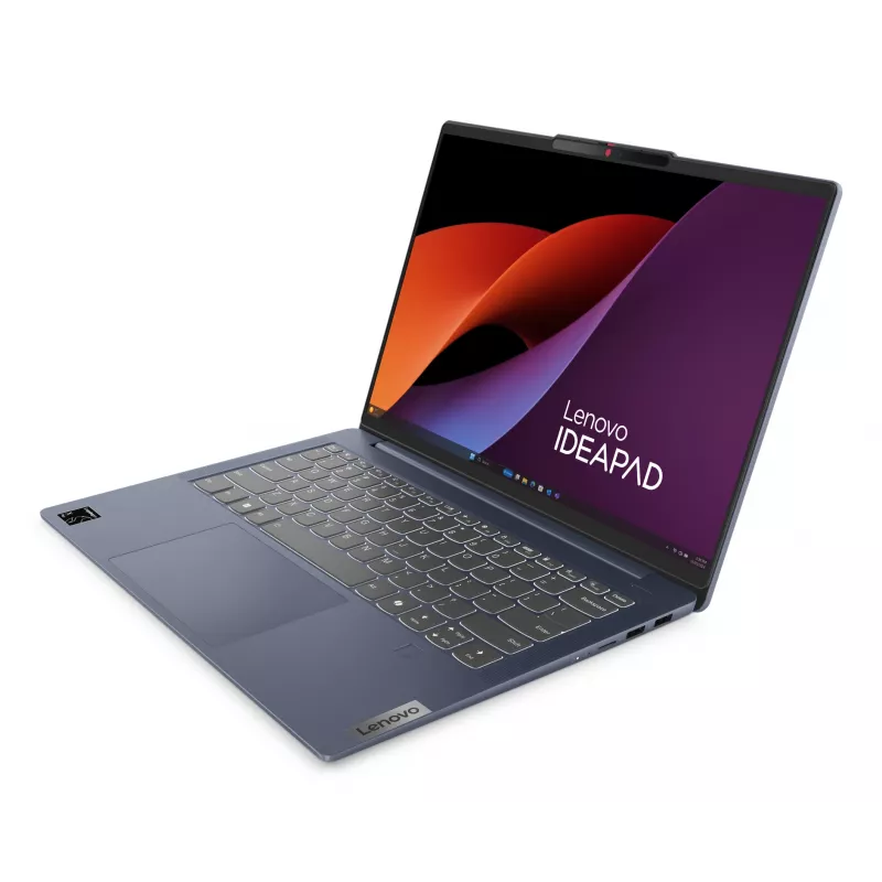 Lenovo IdeaPad cienki 5 14Q8X9 Copilot+ PC Snapdragon X1-26-100 Laptop 35,6 cm (14 cali) WUXGA 16 GB LPDDR5x-SDRAM 512 GB SSD Wi-Fi 7 (802.11be) Windows 11 Home niemiecki niebieski