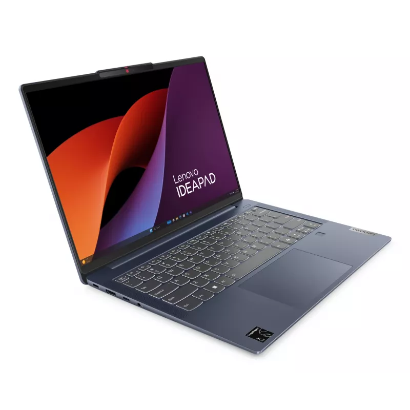 Lenovo IdeaPad cienki 5 14Q8X9 Copilot+ PC Snapdragon X1-26-100 Laptop 35,6 cm (14 cali) WUXGA 16 GB LPDDR5x-SDRAM 512 GB SSD Wi-Fi 7 (802.11be) Windows 11 Home niemiecki niebieski