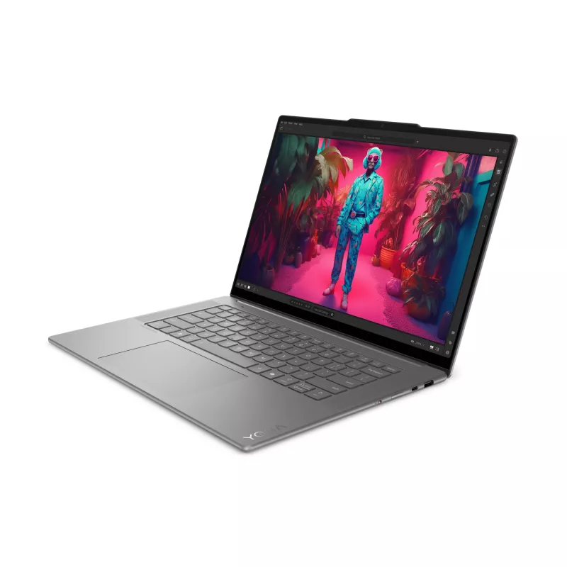 Lenovo Yoga cienki 7 15ILL9 Copilot+ PC Intel Core Ultra 7 256V Laptop 38,9 cm (15,3 cala) 2.8K 16 GB LPDDR5x-SDRAM 1 TB SSD Wi-Fi 7 (802.11be) Windows 11 Home German szary