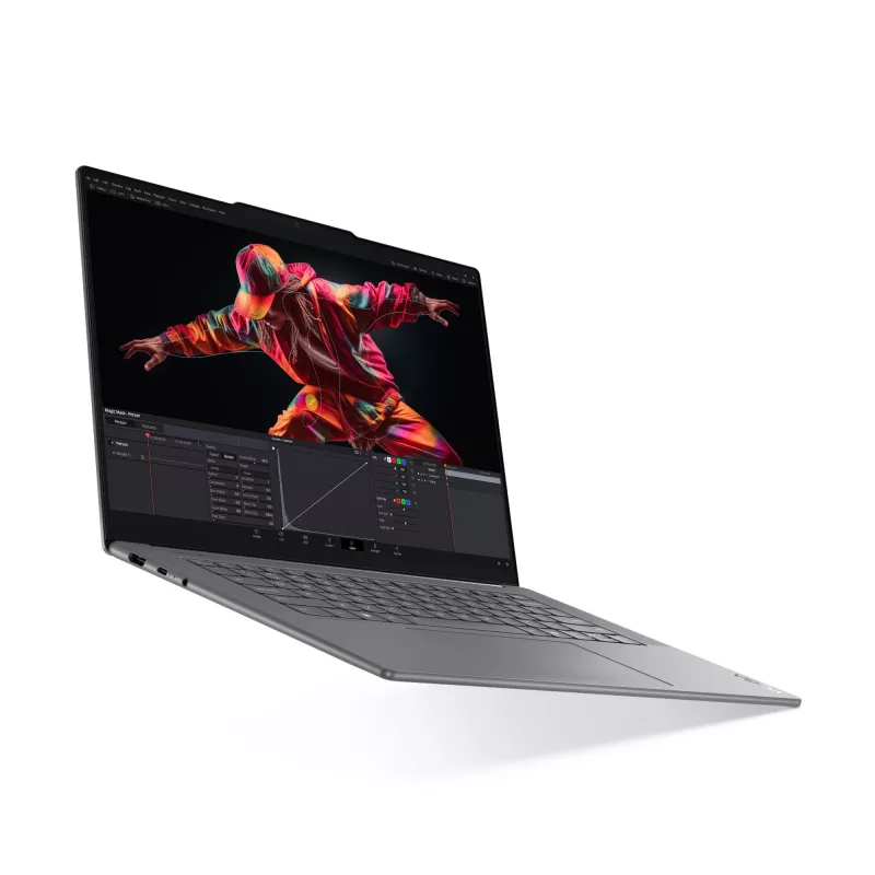 Lenovo Yoga cienki 7 15ILL9 Copilot+ PC Intel Core Ultra 7 256V Laptop 38,9 cm (15,3 cala) 2.8K 16 GB LPDDR5x-SDRAM 1 TB SSD Wi-Fi 7 (802.11be) Windows 11 Home German szary