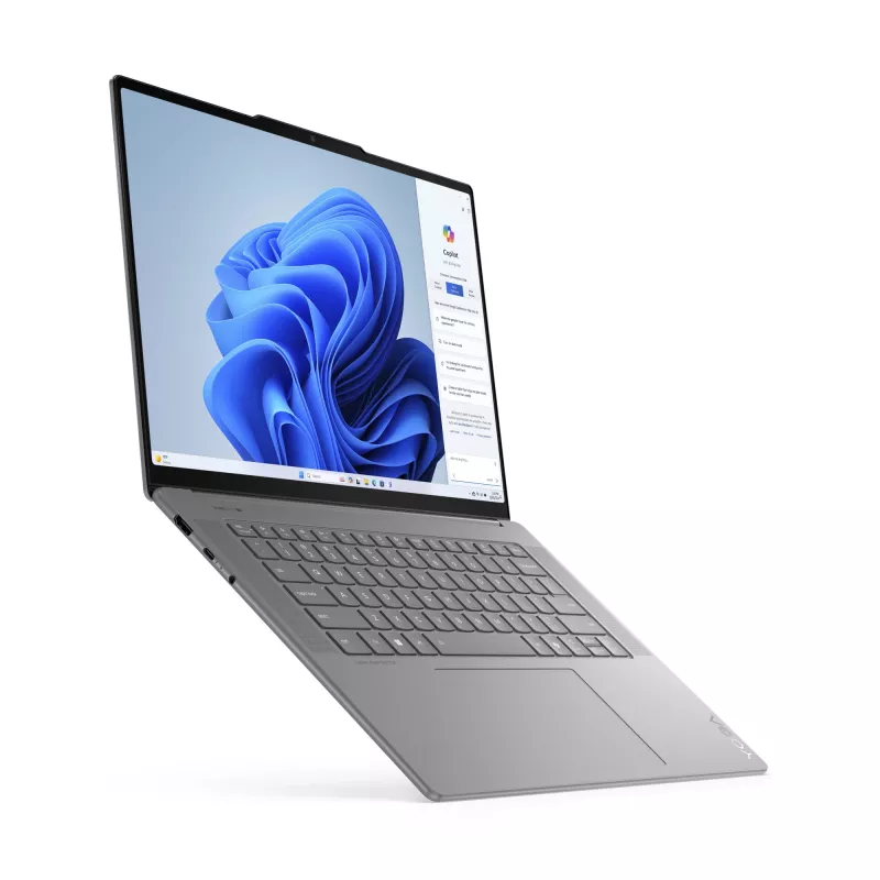 Lenovo Yoga cienki 7 15ILL9 Copilot+ PC Intel Core Ultra 7 256V Laptop 38,9 cm (15,3 cala) 2.8K 16 GB LPDDR5x-SDRAM 1 TB SSD Wi-Fi 7 (802.11be) Windows 11 Home German szary
