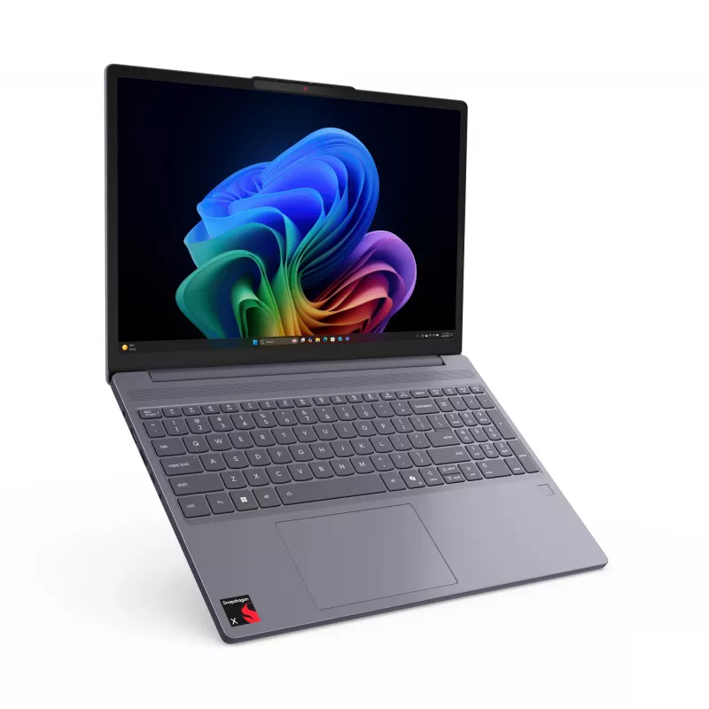 Lenovo IdeaPad cienki 3 15Q8X10 Copilot+ PC Snapdragon X1-26-100 Laptop 38,9 cm (15,3 cala) WUXGA 16 GB LPDDR5x-SDRAM 1 TB SSD Wi-Fi 7 (802.11be) Windows 11 Home German szary