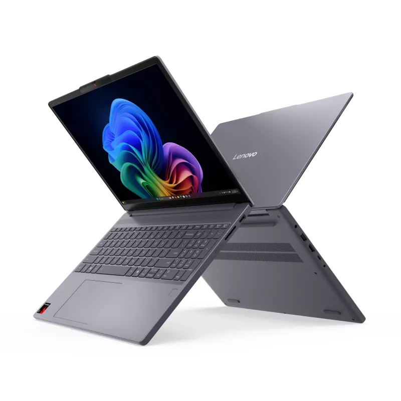 Lenovo IdeaPad cienki 3 15Q8X10 Copilot+ PC Snapdragon X1-26-100 Laptop 38,9 cm (15,3 cala) WUXGA 16 GB LPDDR5x-SDRAM 1 TB SSD Wi-Fi 7 (802.11be) Windows 11 Home German szary