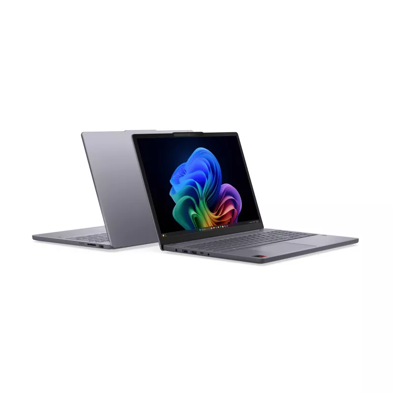 Lenovo IdeaPad cienki 3 15Q8X10 Copilot+ PC Snapdragon X1-26-100 Laptop 38,9 cm (15,3 cala) WUXGA 16 GB LPDDR5x-SDRAM 1 TB SSD Wi-Fi 7 (802.11be) Windows 11 Home German szary