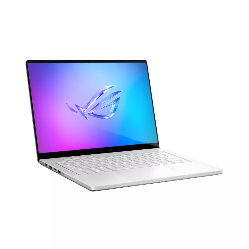 Laptop ASUS ROG Zephyrus G14 GA403WR — AMD Ryzen AI 9 HX 370, 14 cali WQXGA+ 2880×1800, 32 GB LPDDR5x, 2 TB SSD, RTX 5070 Ti, Windows 11 Home, biały