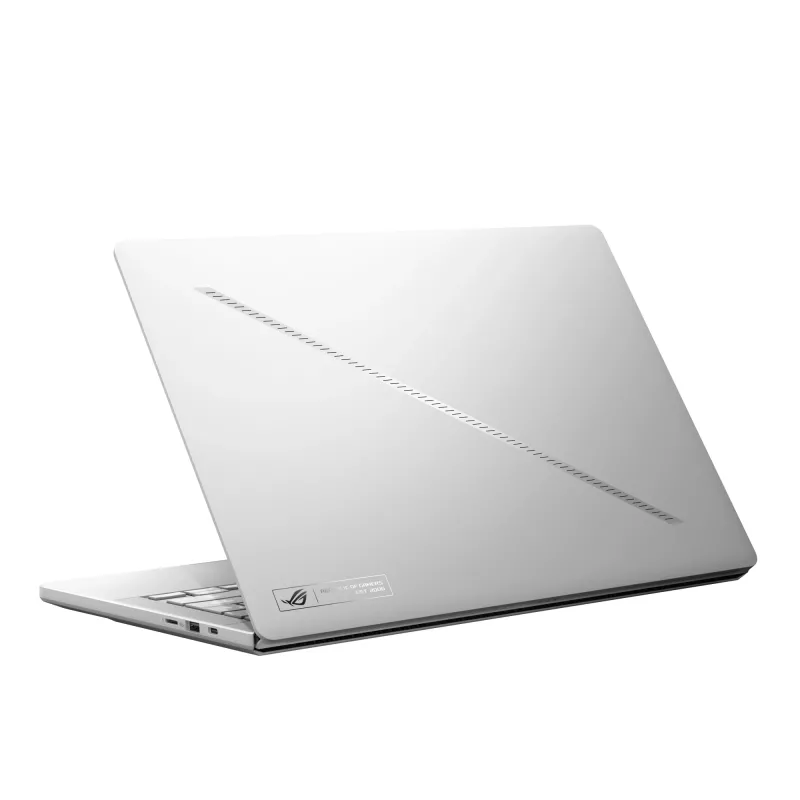 Laptop ASUS ROG Zephyrus G14 GA403WR — AMD Ryzen AI 9 HX 370, 14 cali WQXGA+ 2880×1800, 32 GB LPDDR5x, 2 TB SSD, RTX 5070 Ti, Windows 11 Home, biały
