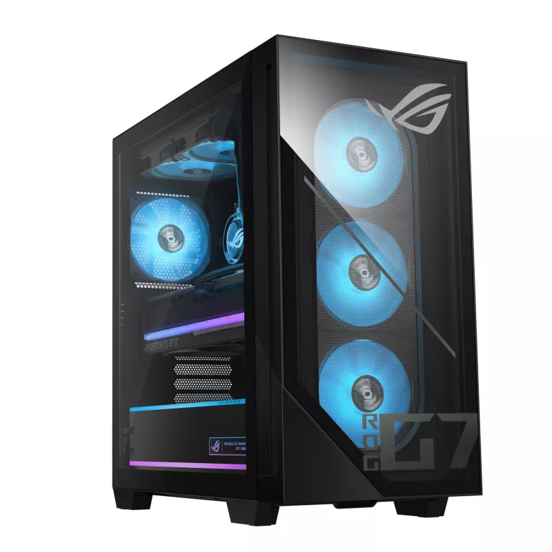 ASUS ROG G700 G700TF-7265KF225W Intel Core Ultra 7 265KF 32 GB DDR5-SDRAM 2 TB SSD NVIDIA GeForce RTX 5070 Ti Windows 11 Home Tower PC Czarny