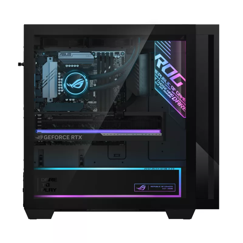 ASUS ROG G700 G700TF-7265KF225W Intel Core Ultra 7 265KF 32 GB DDR5-SDRAM 2 TB SSD NVIDIA GeForce RTX 5070 Ti Windows 11 Home Tower PC Czarny