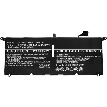 Bateria do laptopa CoreParts DXGH8-CP