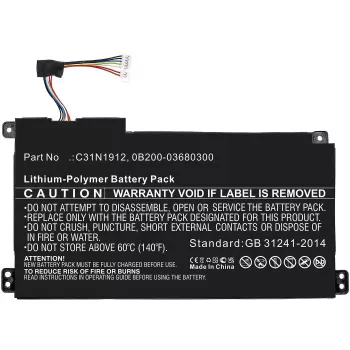 Część zamienna do laptopa CoreParts MBXAS-BA0312 Szerokość 98 mm Głębokość 5,5 mm Wysokość 190,4 mm