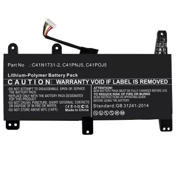 CoreParts MBXAS-BA0313 Część zamienna do laptopa Litowo-polimerowa 4300 mAh 15,4 V