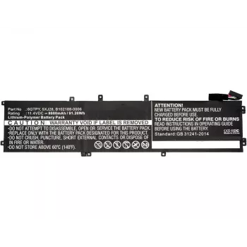 Bateria do laptopa CoreParts do Dell, Bateria, DELL, Precision M5520, XPS 15 9560, XPS 15 9560 i7-7700HQ