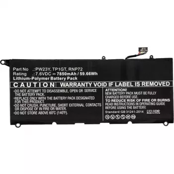 Bateria do laptopa CoreParts do Dell, bateria, DELL, XPS 13 9360, XPS 13 9360-D1605G