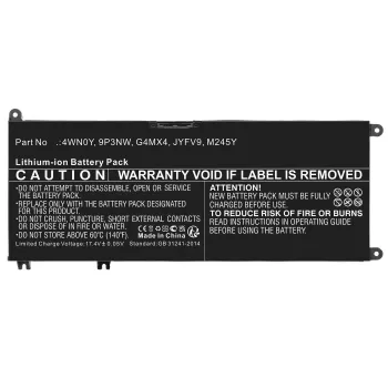 Bateria RAYOVAC CoreParts MBXDE-BA0274 do Dell Inspiron 13 (56,00 Wh, 15,2 V, 3685 mAh)