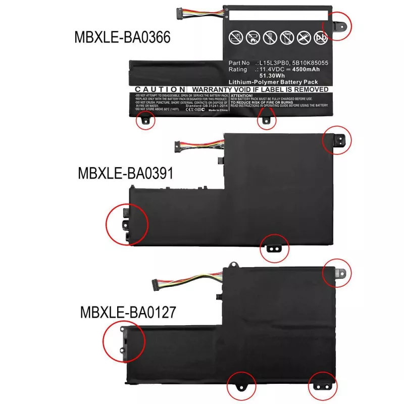 Część zamienna do laptopa CoreParts MBXLE-BA0127 Bateria