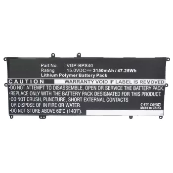 Bateria CoreParts do laptopa Sony, Bateria, Sony, SVF14N16CW, SVF14N26CW, SVF15N13CW, SVF15N18PW, VAIO Fit 14A, VAIO Fit 15