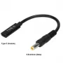CoreParts MBXUSBC-CO0005 zmieniacz płci kabla USB C 5.5*2.5mm czarny