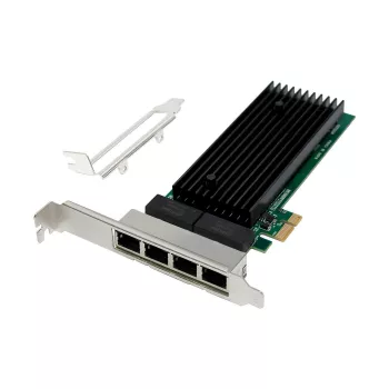 Karta sieciowa PCIe x1 MicroConnect MC-PCIEX1-82575-Q z kontrolerem Intel 82575