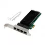 Karta sieciowa PCIe x1 MicroConnect MC-PCIEX1-82575-Q z kontrolerem Intel 82575