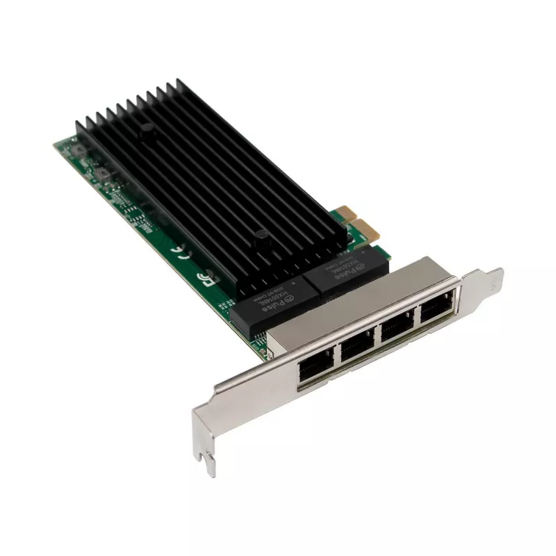 Karta sieciowa PCIe x1 MicroConnect MC-PCIEX1-82575-Q z kontrolerem Intel 82575